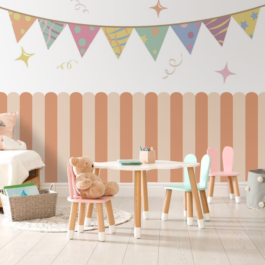 Veelkleurig verticaal gestreep - Flooring Home Decor recensie en prijs